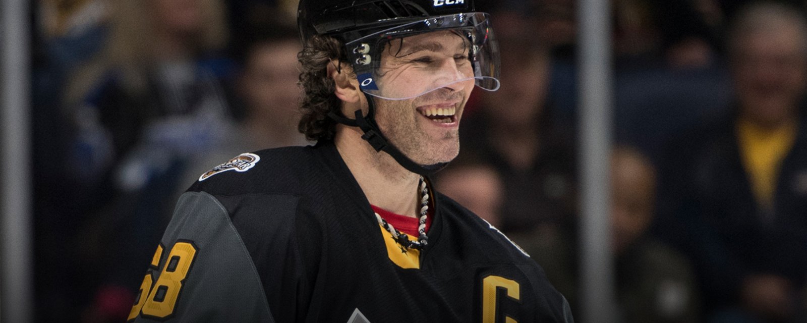 Did Jagr just reveal his allegiance for another Canadian team?