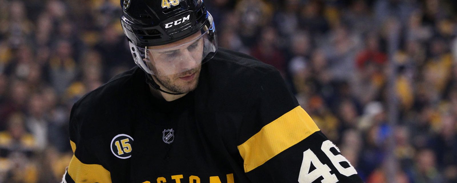 Breaking: Krejci to miss at least the next two games 