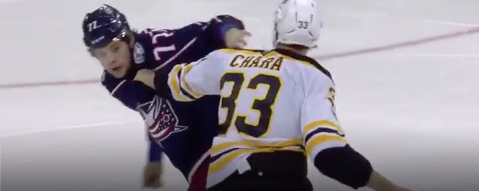 Must See: Chara leaves Anderson bloodied and battered