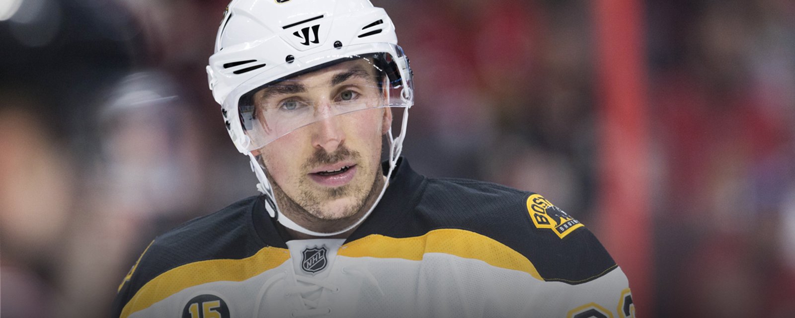 Breaking: Marchand out with injury?