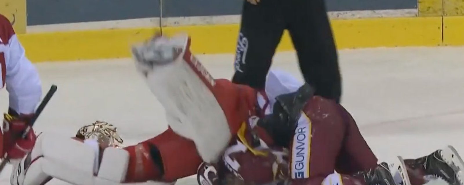 MUST SEE: Shortest player in history tries to throw heavy punches at goalie!