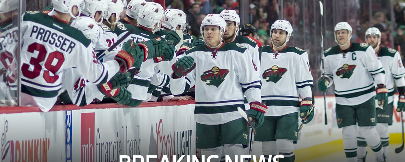 Breaking: Veteran Wild forward clears waivers and is sent down to the AHL