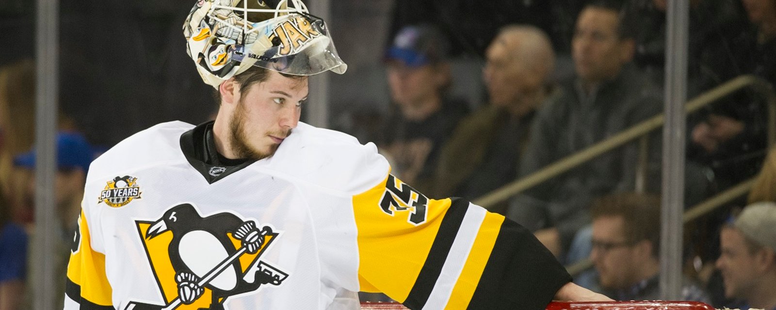 Breaking: Penguins sign a new goalie after injury to Tristan Jarry.