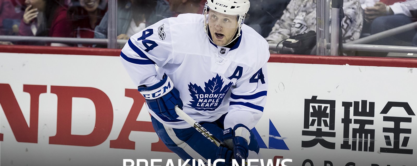 Breaking: Morgan Rielly status updated for tonight's game