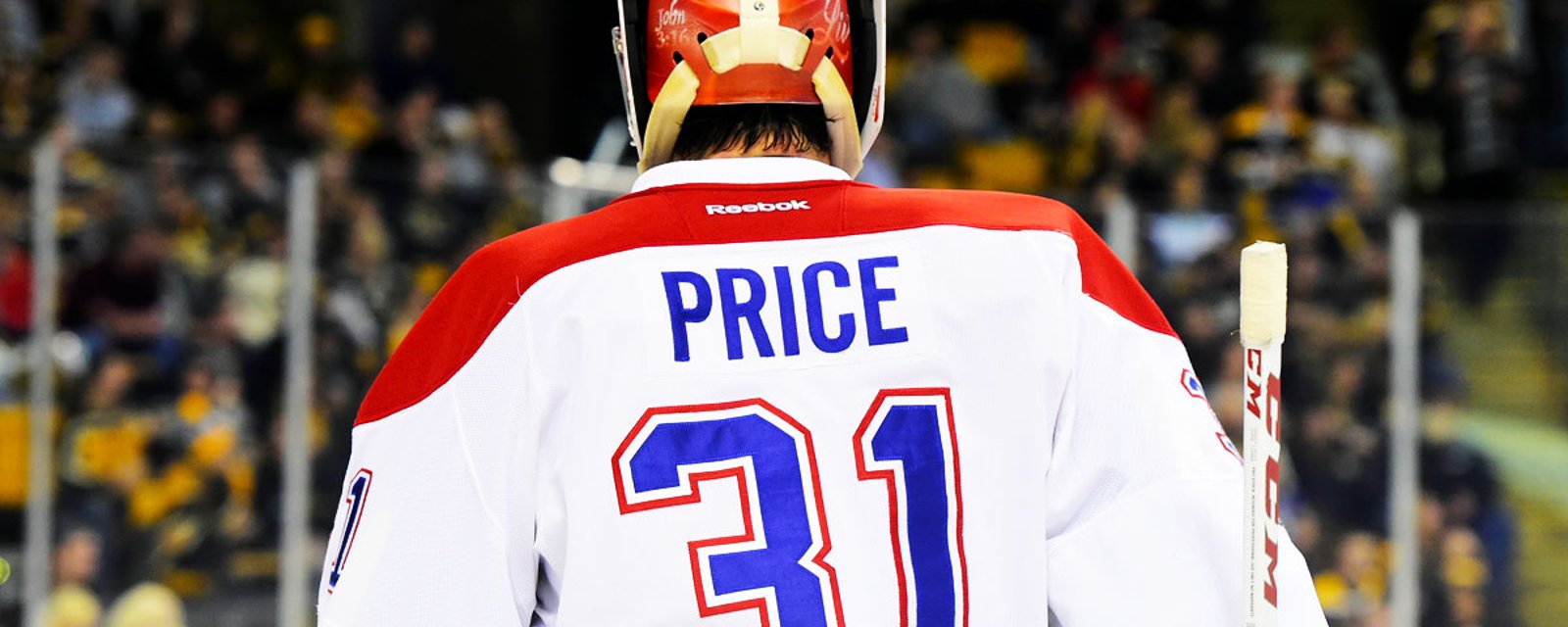 Carey Price blames himself for tonight's loss