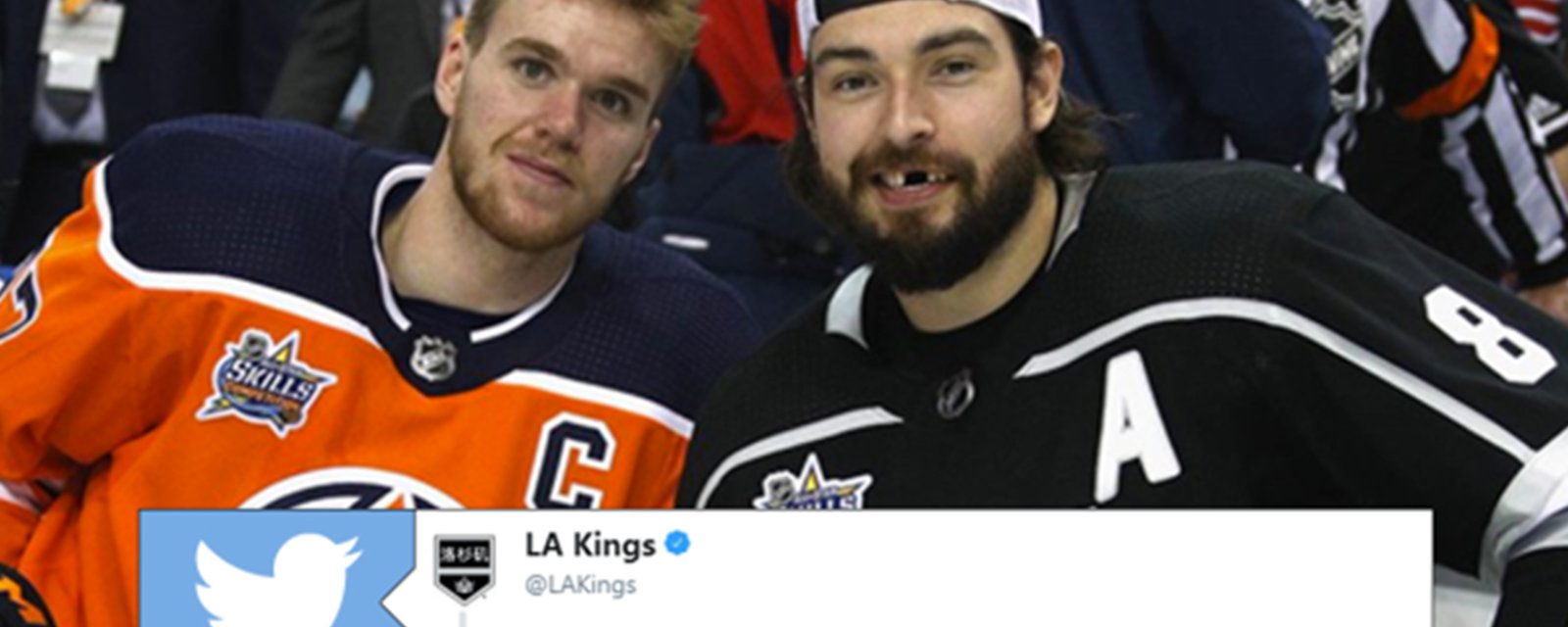 Kings chirp McDavid and Oilers on social media