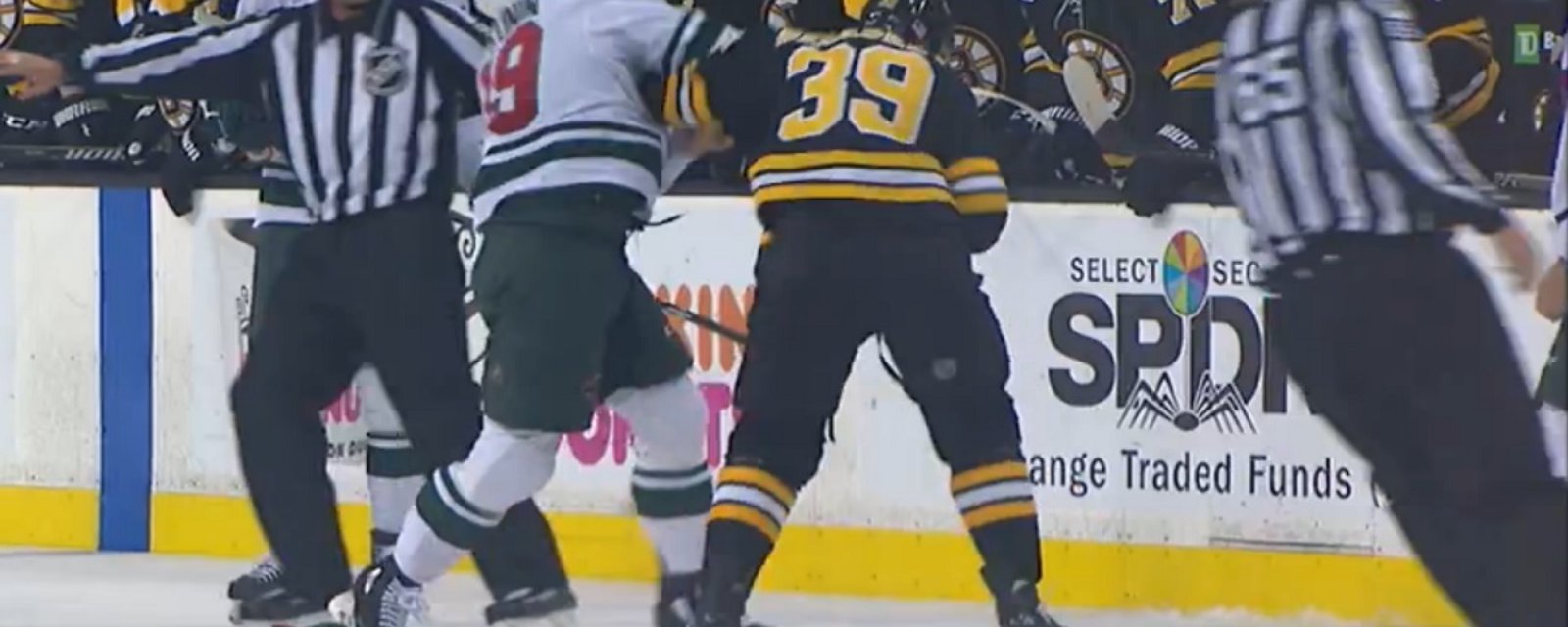 Rookie Luke Kunin takes on Beleskey for his first career fight. 