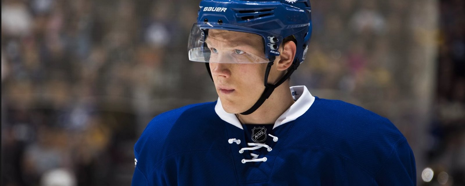 Leafs forward may leave for the KHL in one week, could force the Leafs to make a trade.