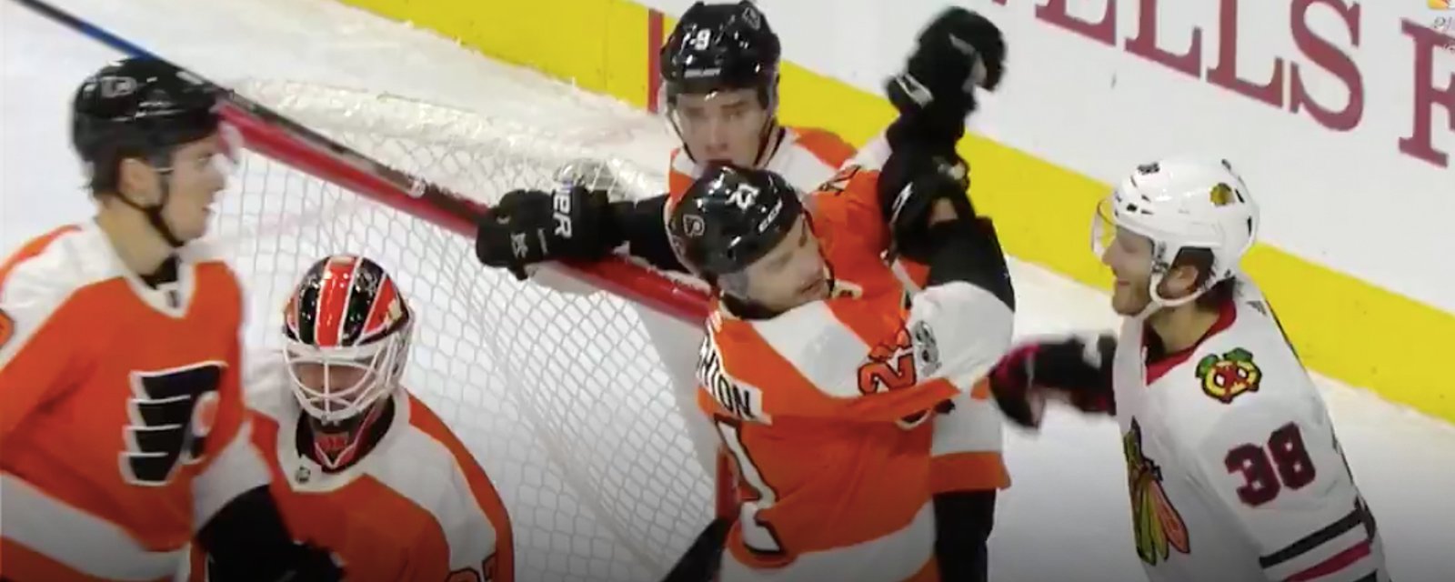 Must see: Hartman makes a complete fool out of Flyers forward