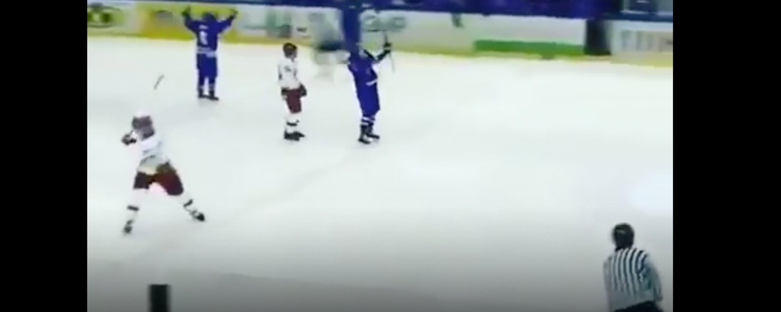 MUST SEE: Hockey player whips stick at ref in utter frustration!