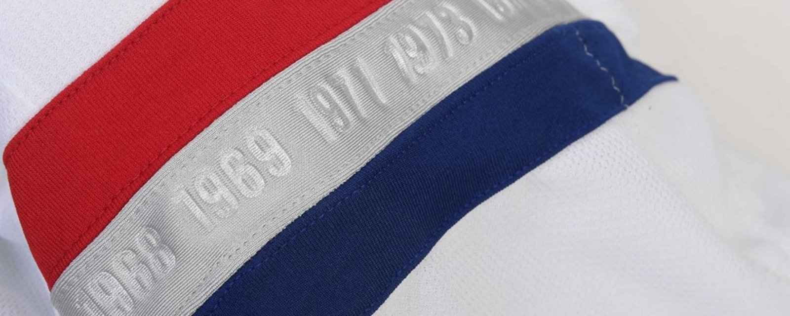 Montreal Canadiens unveil their centennial jersey. 