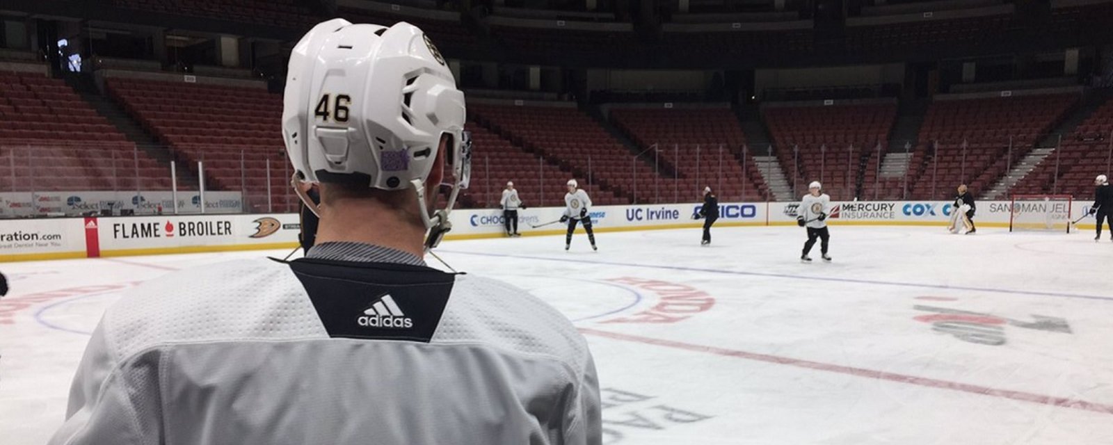 Breaking: Great news from Bruins practice on Tuesday.