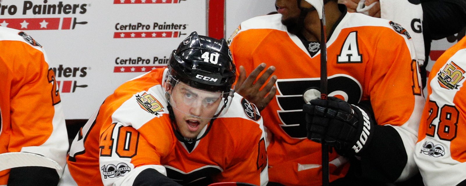 Breaking: Another Flyers player ruled out of today's game!