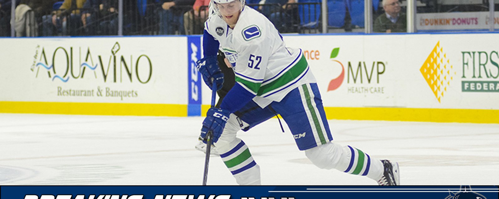 Breaking: Canucks announce a roster move