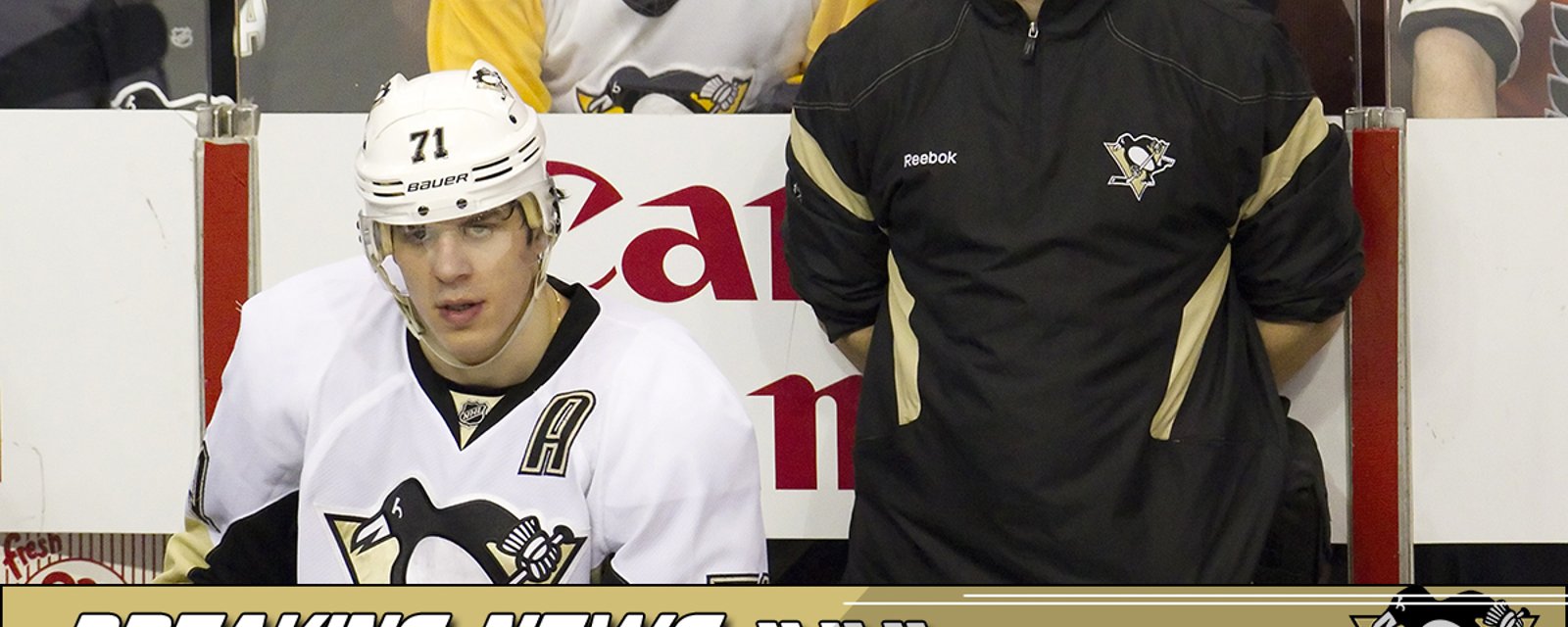 Breaking: Evgeni Malkin out of the lineup again!
