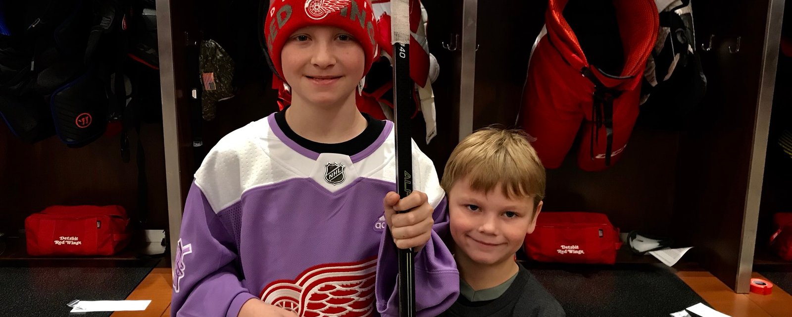 Red Wings name honorary captain for tonight's game