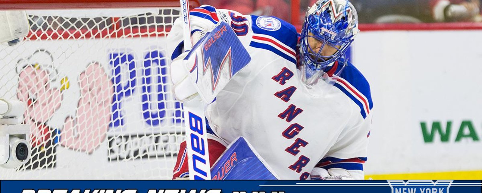 Breaking: Henrik Lundqvist has been pulled of tonight's game