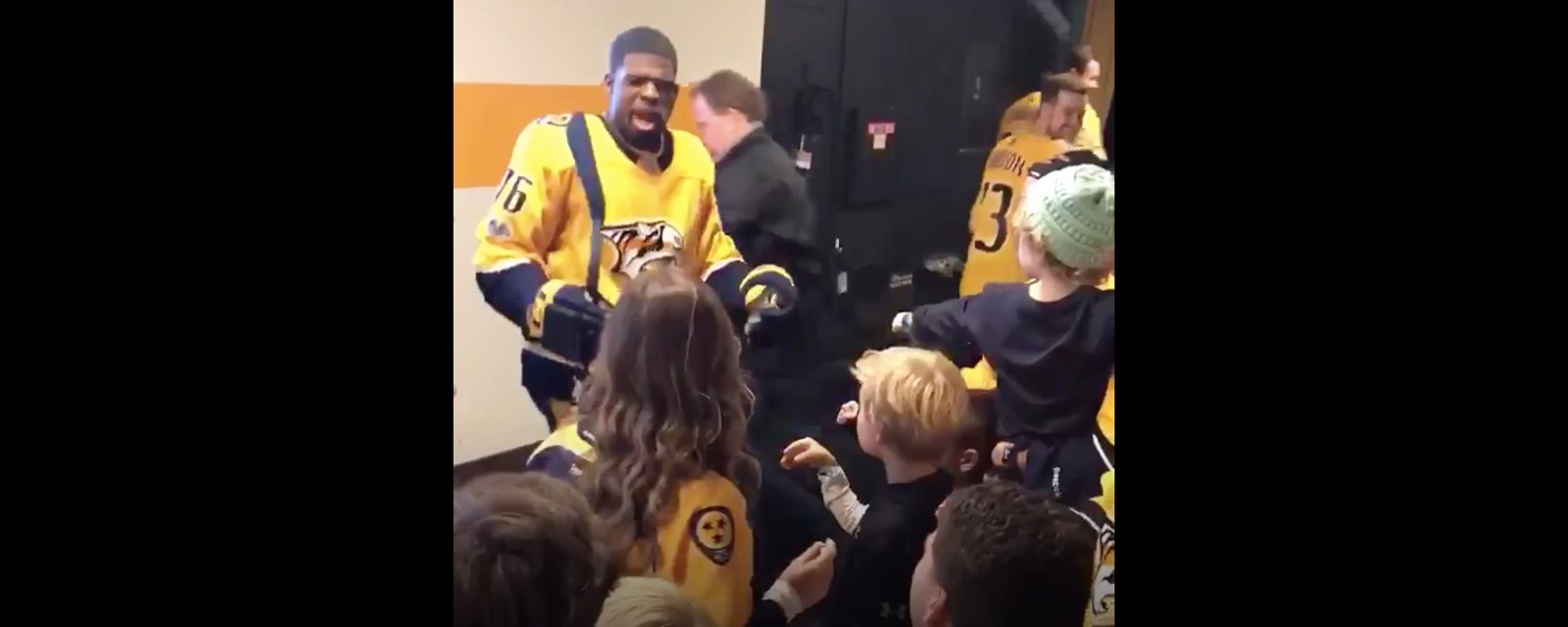 Must see: Subban and Arvidsson participate in a fan's marriage proposal!
