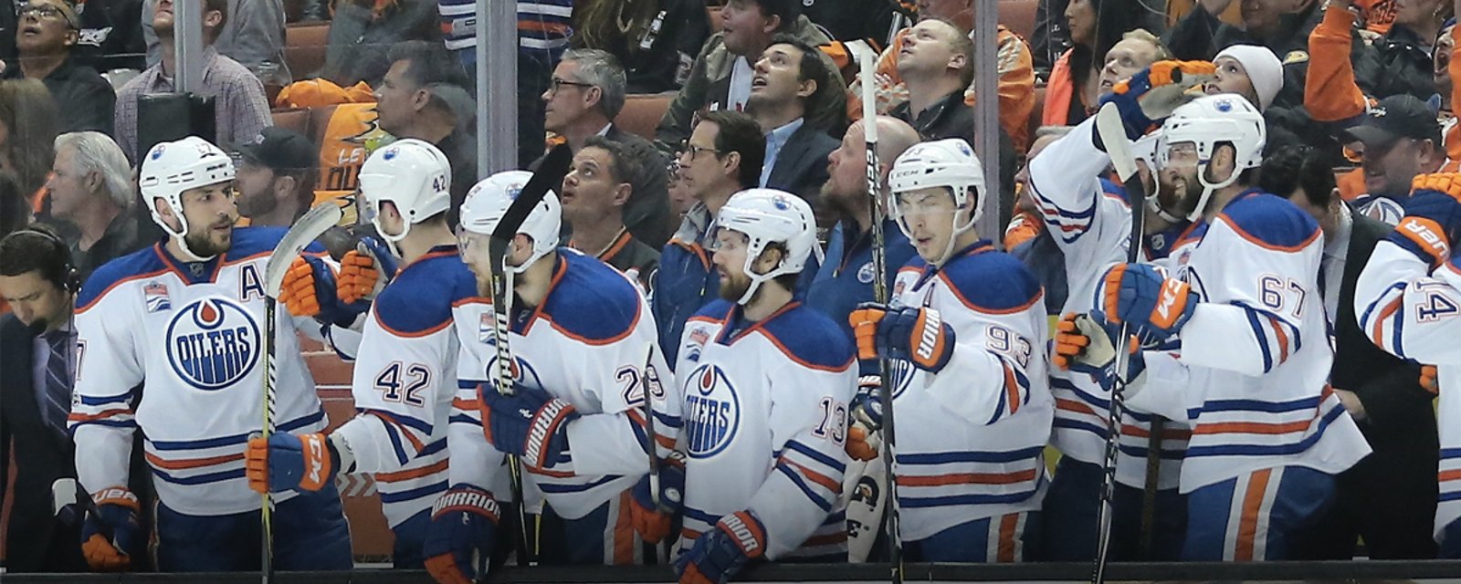 Breaking: Last second scratch from Oilers' roster