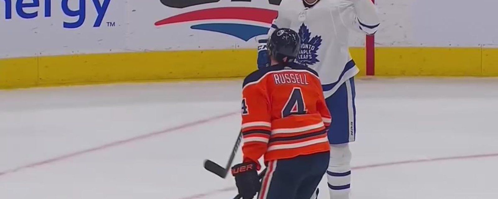 Must see: Russell snipes puck into his own net, gives Leafs the win