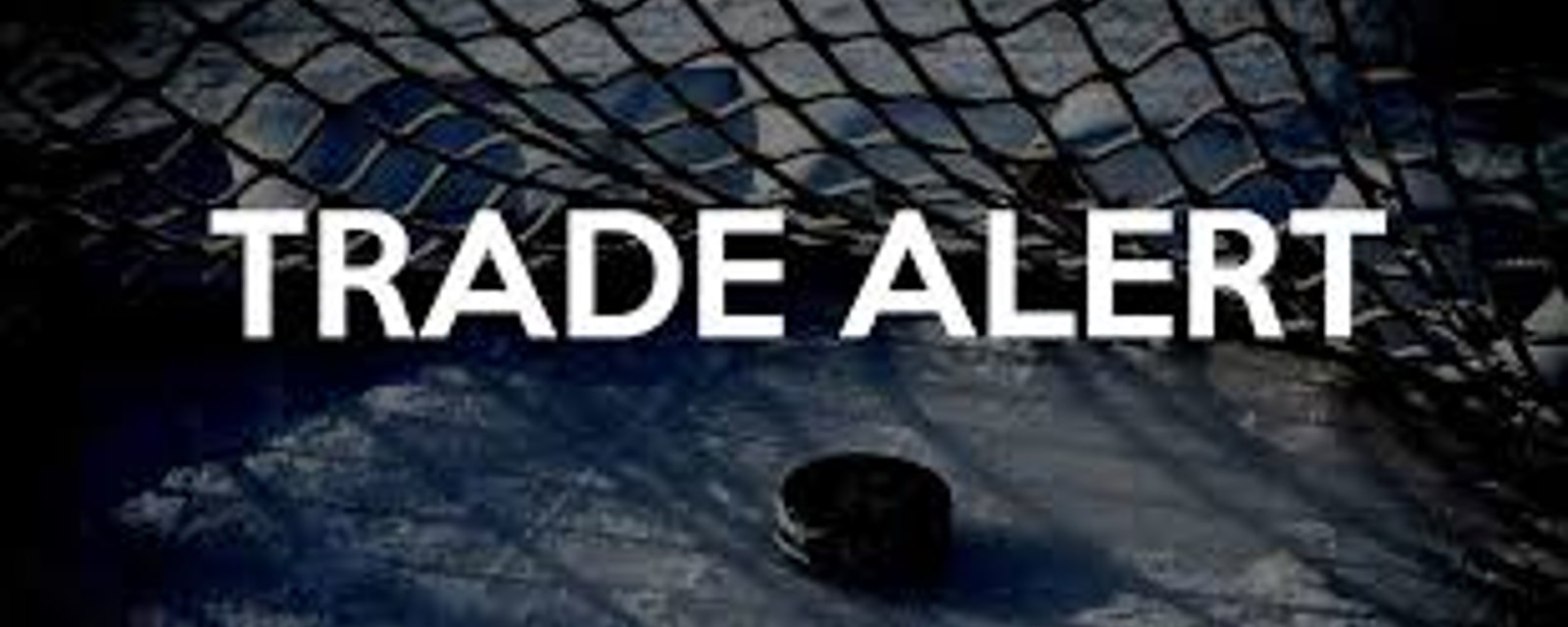 BREAKING: Late night trade in the NHL!