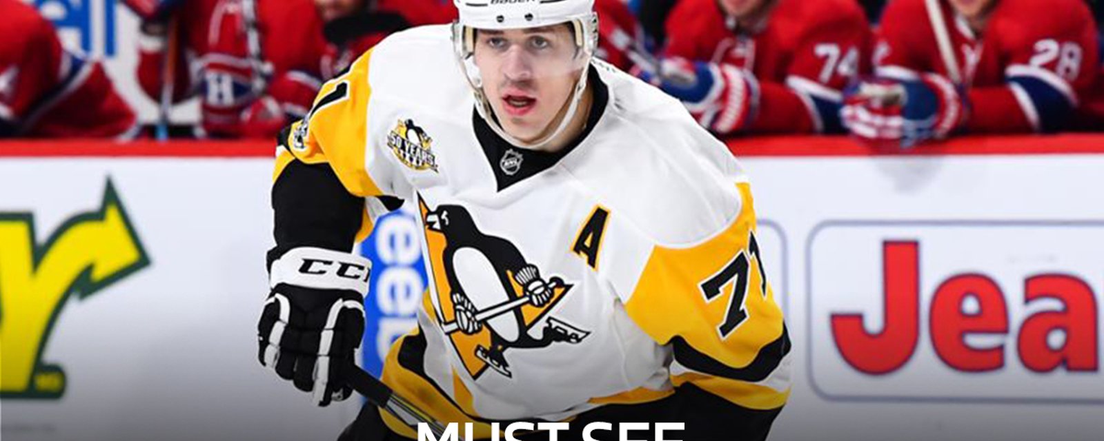 Must see: Malkin keeps the Penguins in the game with a perfect snipe!
