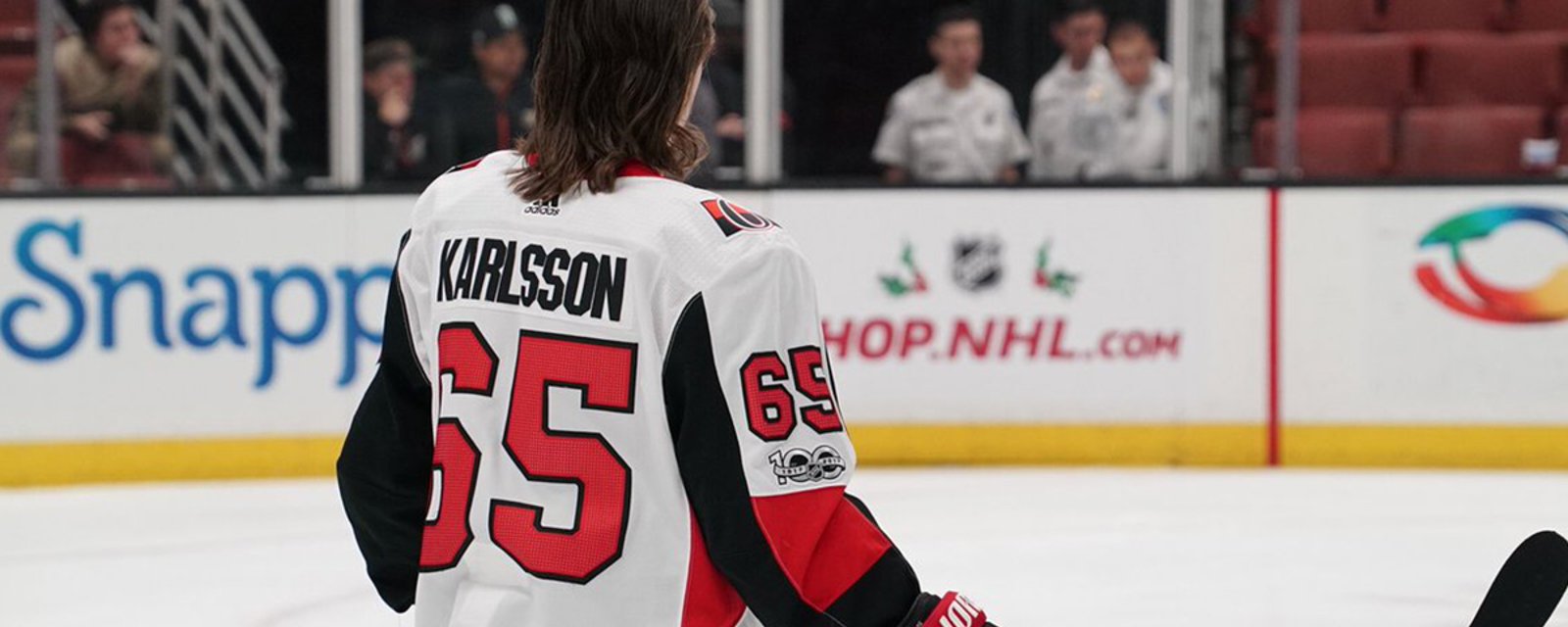 Report: Karlsson breaks silence on trade rumors