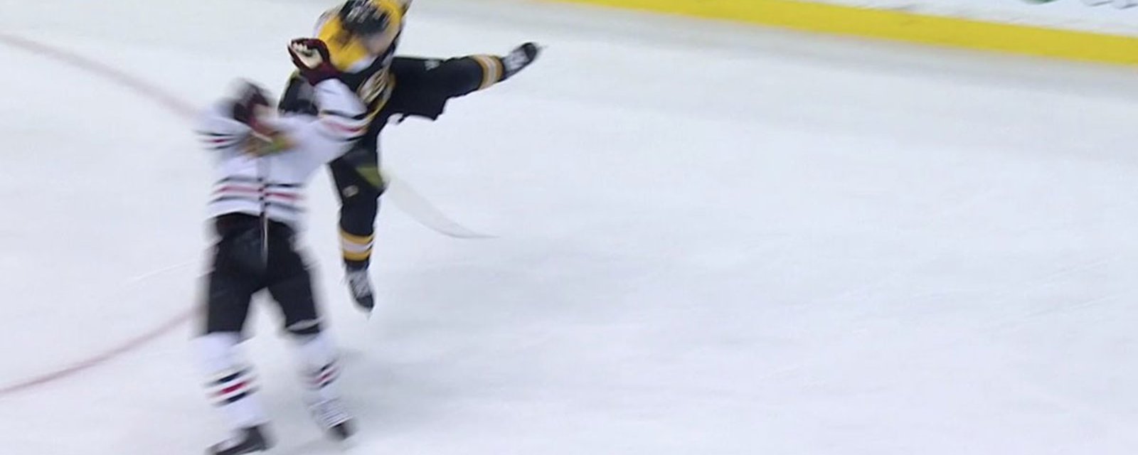 BREAKING: Duclair goes down following controversial hit from Brad Marchand