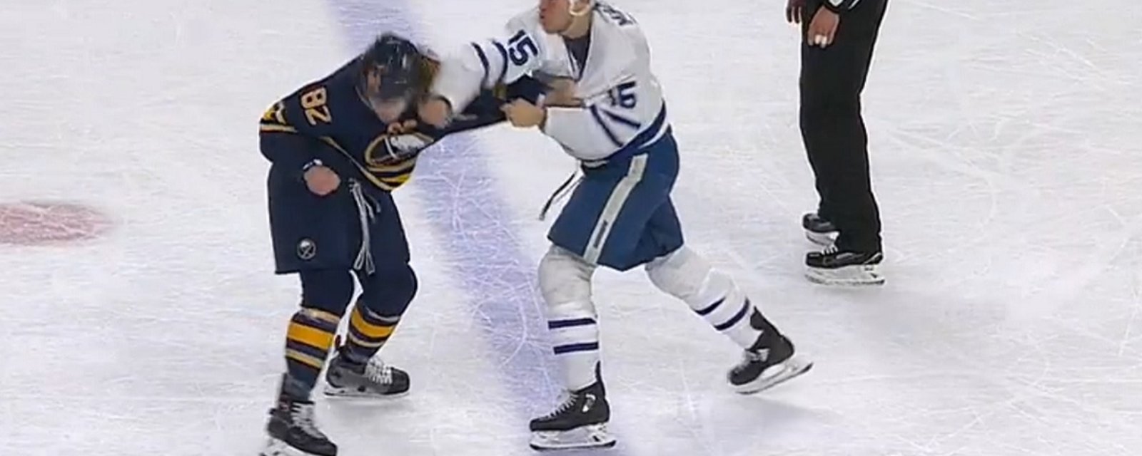 Beaulieu and Martin rock each other with big punches. 