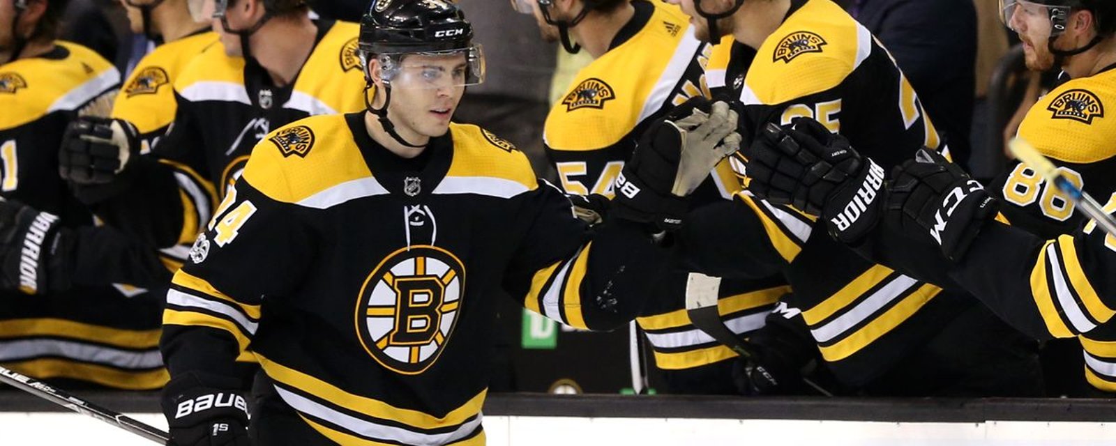 Bruins star forward manages the impossible while playing with foul virus!
