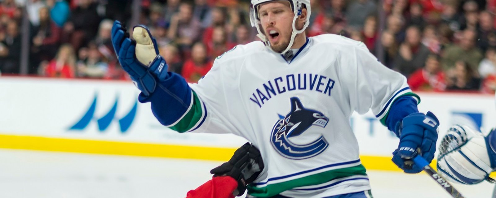Canucks forced to place defenseman on waivers after adding notorious agitator to the line up.