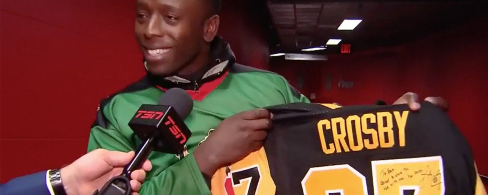 Crosby goes over the top for viral video Youtube star from Kenyan hockey team