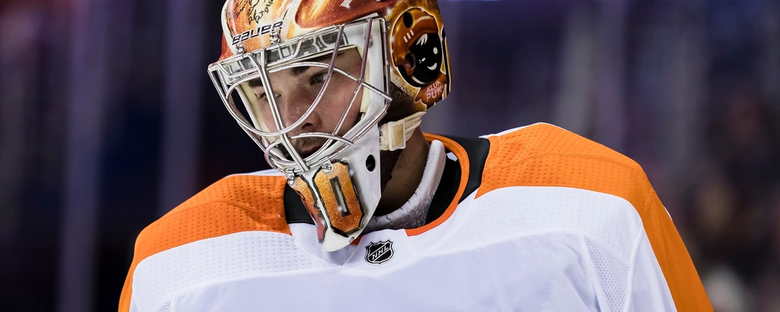 Report: Flyer headed back to Philadelphia with a mysterious injury.