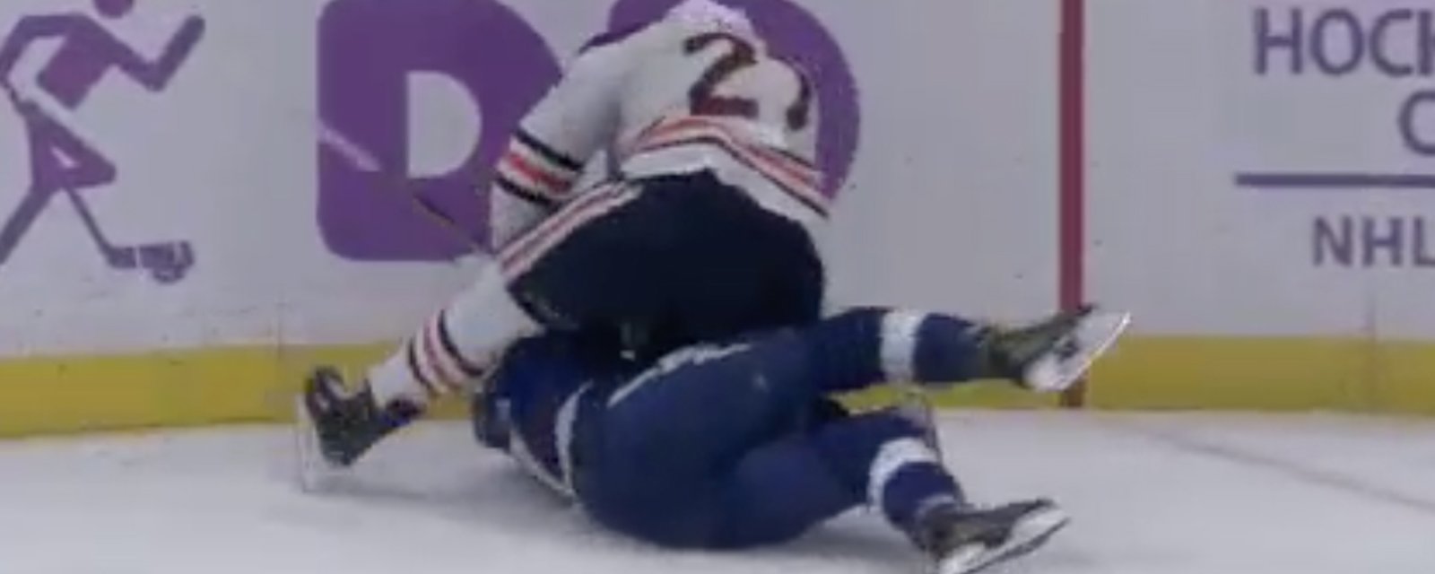 Lucic tracks down star rookie for payback and almost starts a line brawl