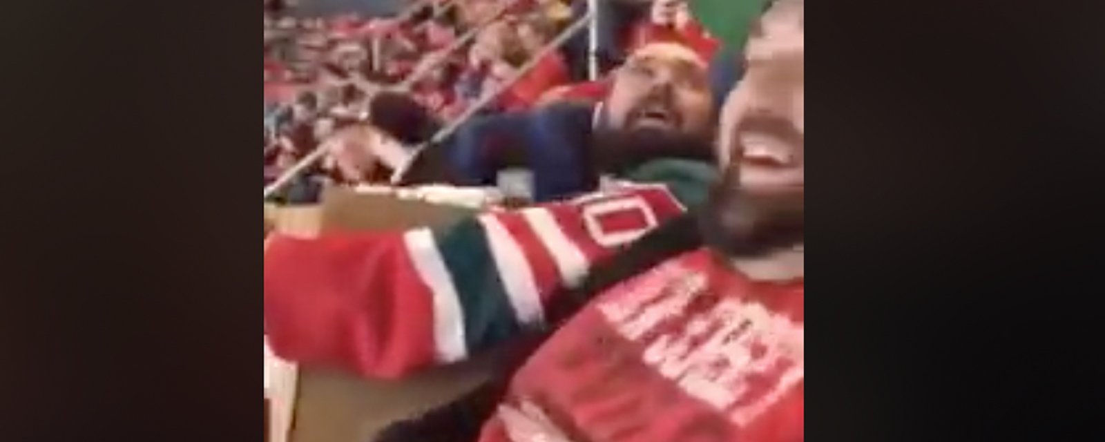 Devils fan buys 100 hot dogs, tosses them out to fans in crowd