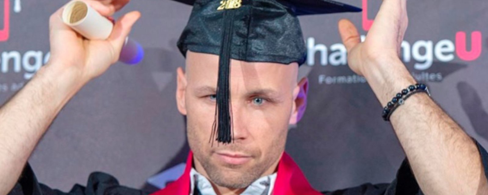 Retired NHLer challenged by UFC legend Georges St. Pierre to graduate high school 22 years after dropping out