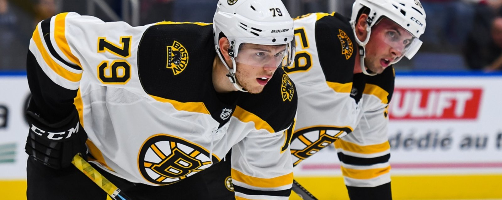 Bruins' emergency call up may point to another significant injury on the roster.