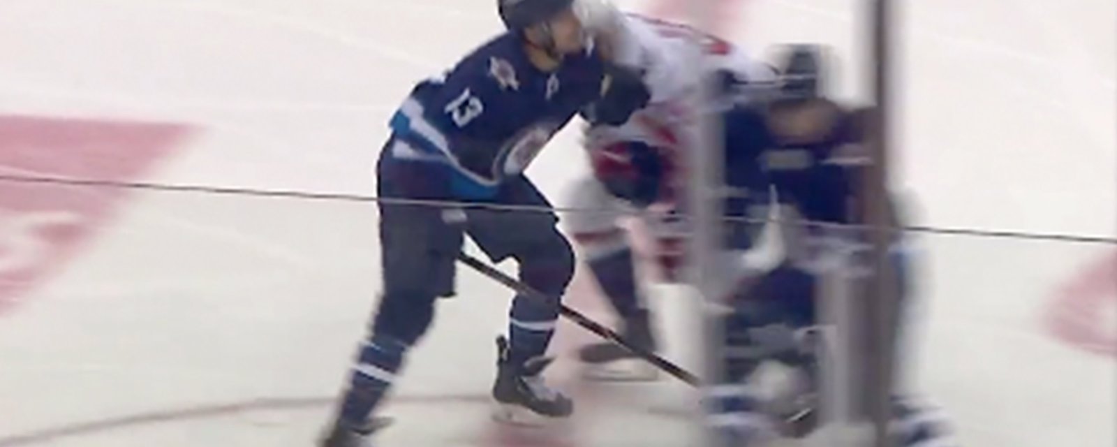Breaking: Caps’ Kuznetsov gets taken out with ugly head shot