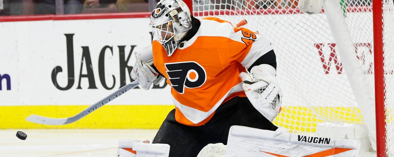 Breaking: Flyers lose yet another goaltender to injury.