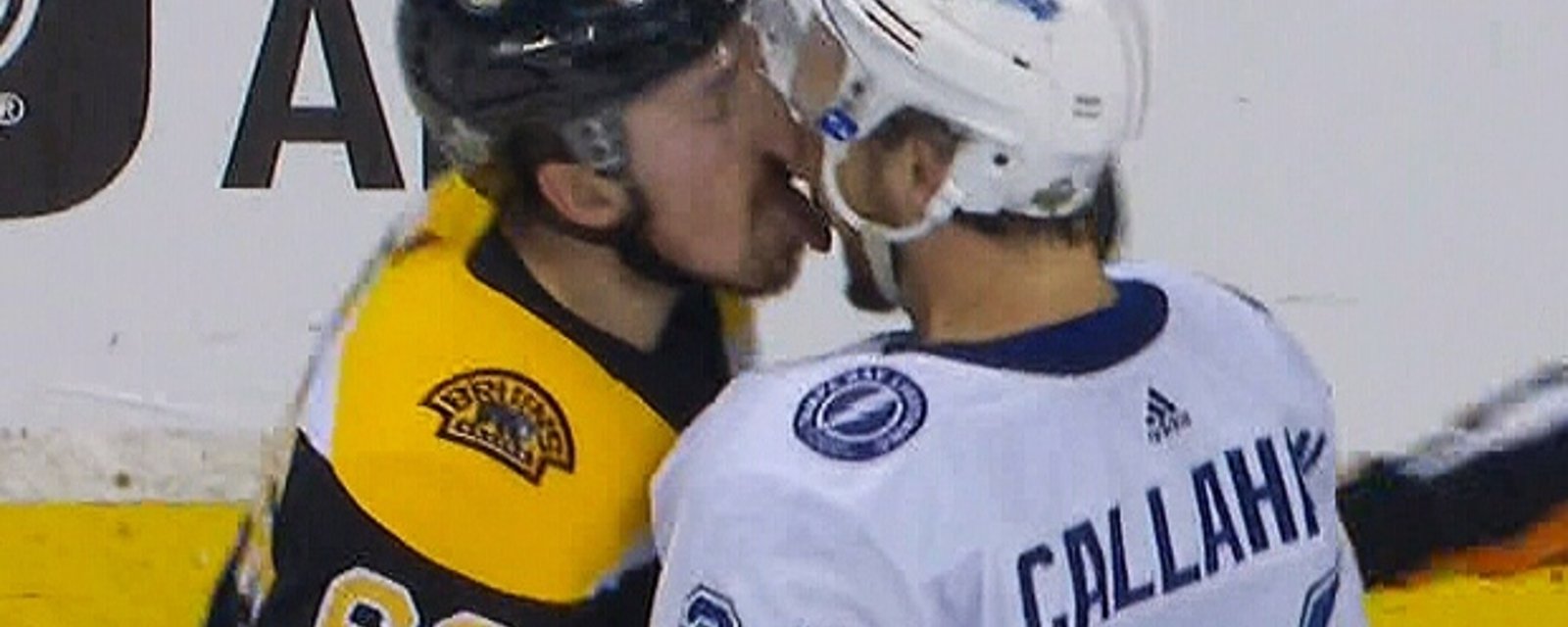 Marchand explains what pushed him to lick Callahan's face 