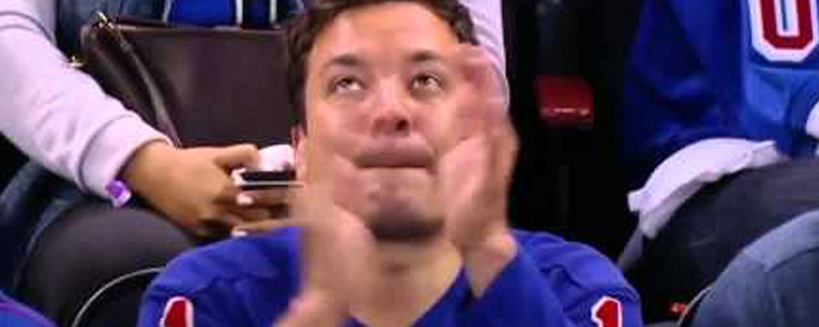 Jimmy Fallon betrayed his beloved Rangers on Tuesday night!