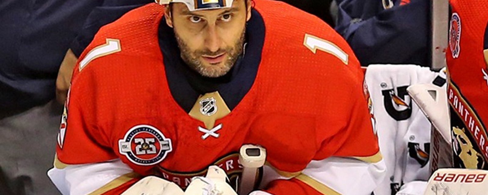 Roberto Luongo sadly forced to step away from his team.