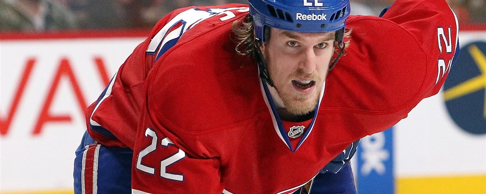 Dale Weise's time in Montreal is already over... 