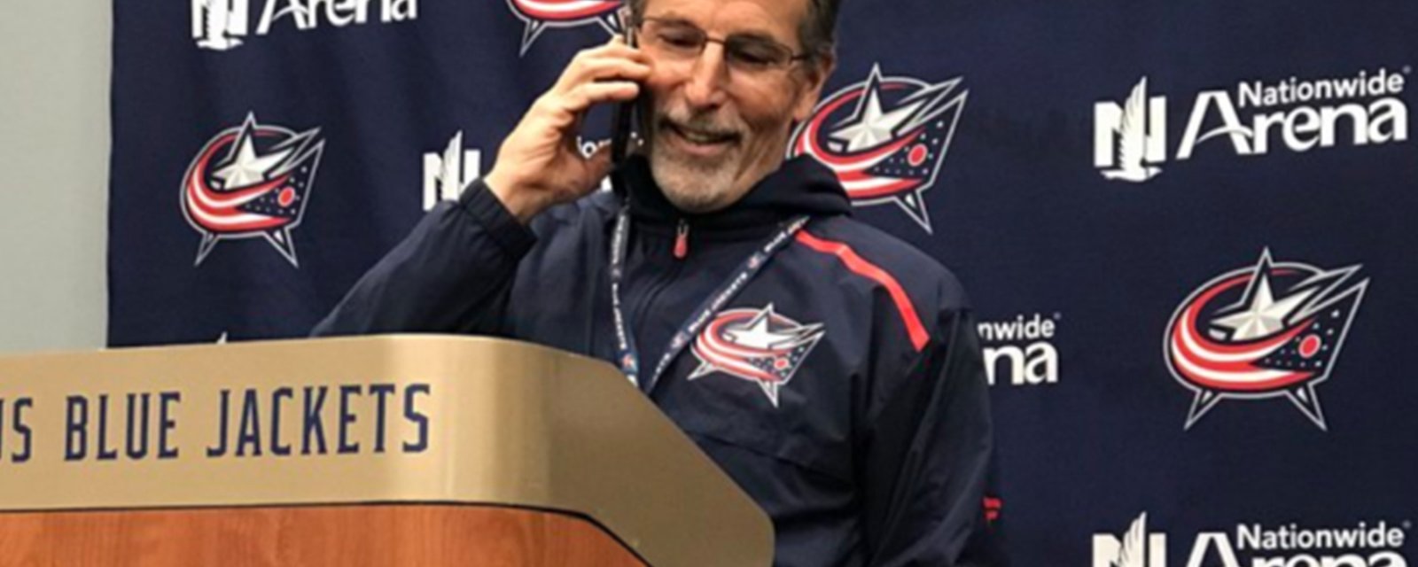 Tortorella answers phone call from reporter’s Mother during press conference
