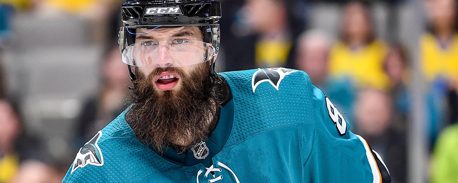 The time Brent Burns almost missed a game because he was attacked by a Cheetah.