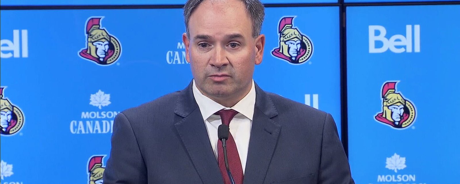 Sens GM Dorion has the balls to share this message to his players! 