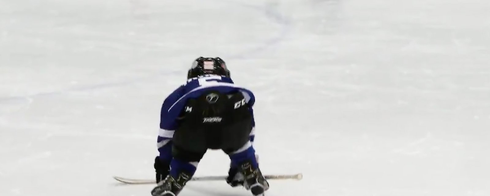 Mic'd up Timbits player strikes again with a video we can all relate to!
