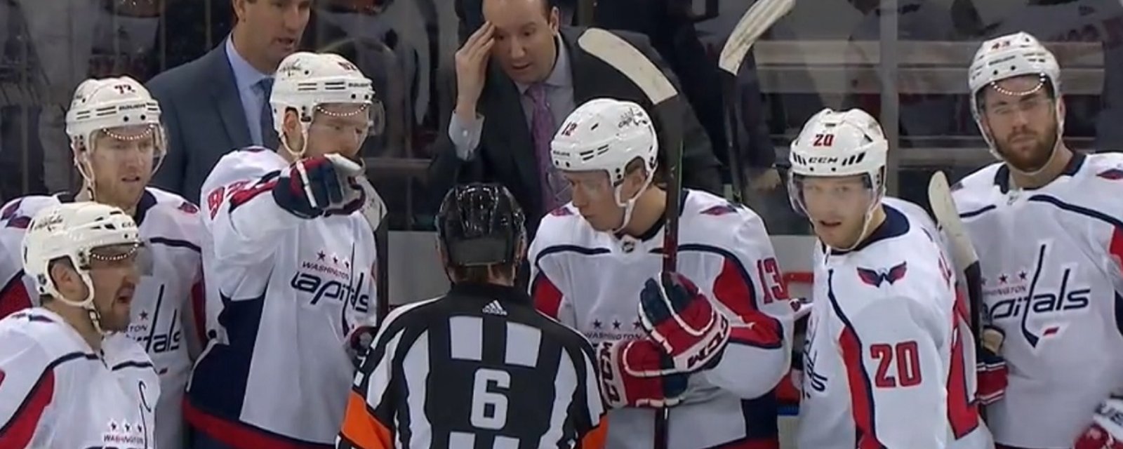 Controversial finish at MSG after Georgiev throws his stick at Ovechkin.