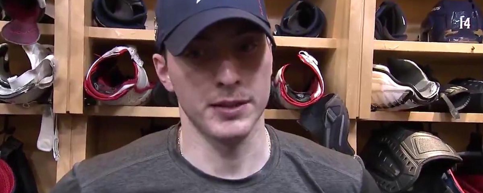 Matt Duchene faces the cameras after yet another loss for his new team.