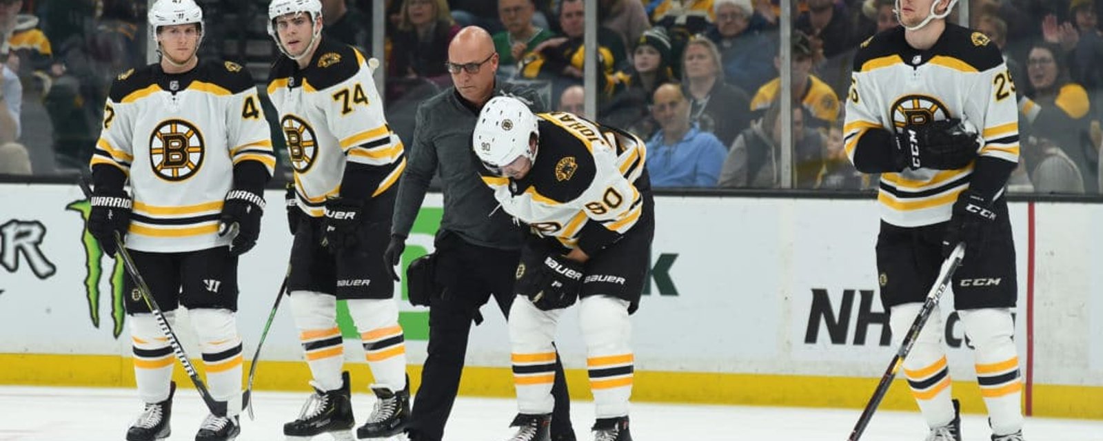 Bruins shake up lines following Mojo's injury 